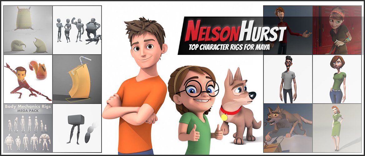 Top Character Rigs for Maya (Free and Premium) – Nelson Hurst